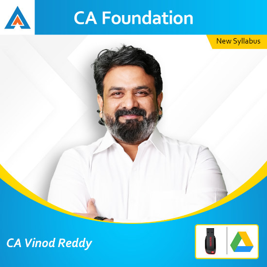 Picture of CA Foundation Maths New Syllabus  by CA Vinod Reddy