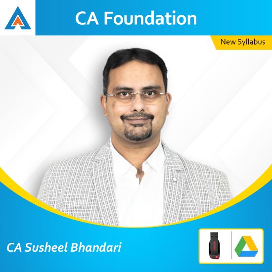 Picture of CA Foundation Accounts New Syllabus By CA Susheel Bhandari