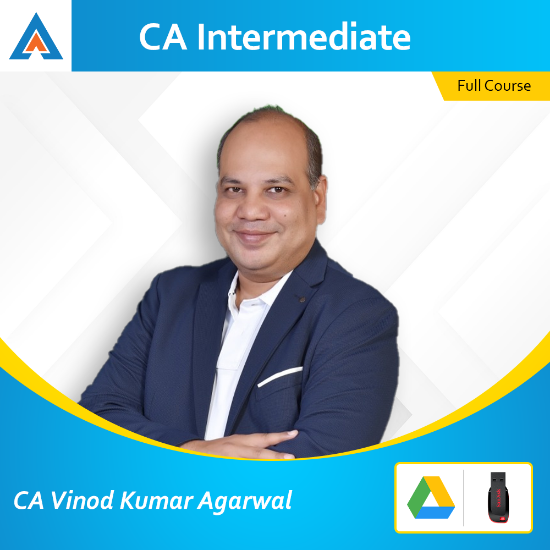 Picture of CA Inter Advanced Accounts Regular English New Scheme Full Course  By CA Vinod Kumar Agarwal.